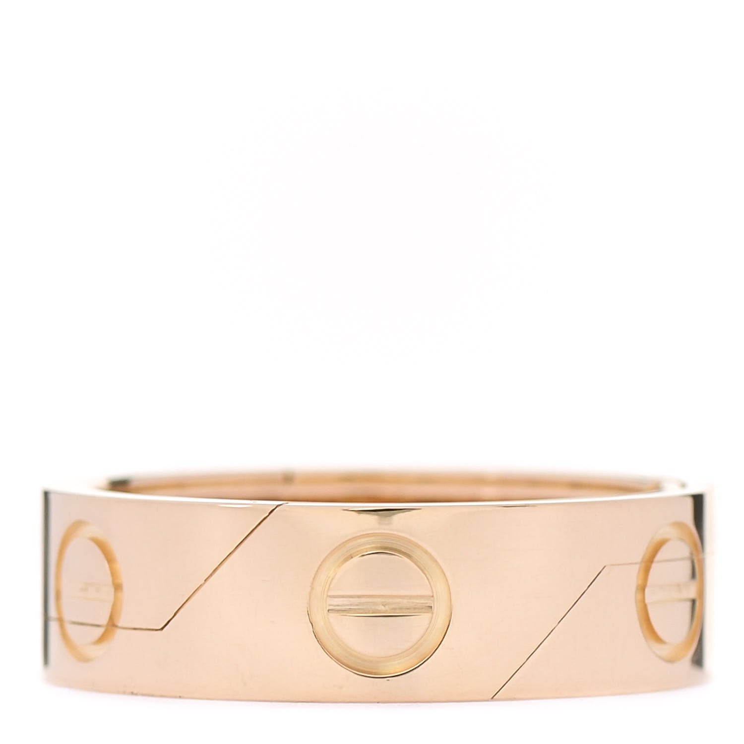 Cartier 18K Yellow Gold 7mm Astro LOVE Ring 63 10.25 3 of 6