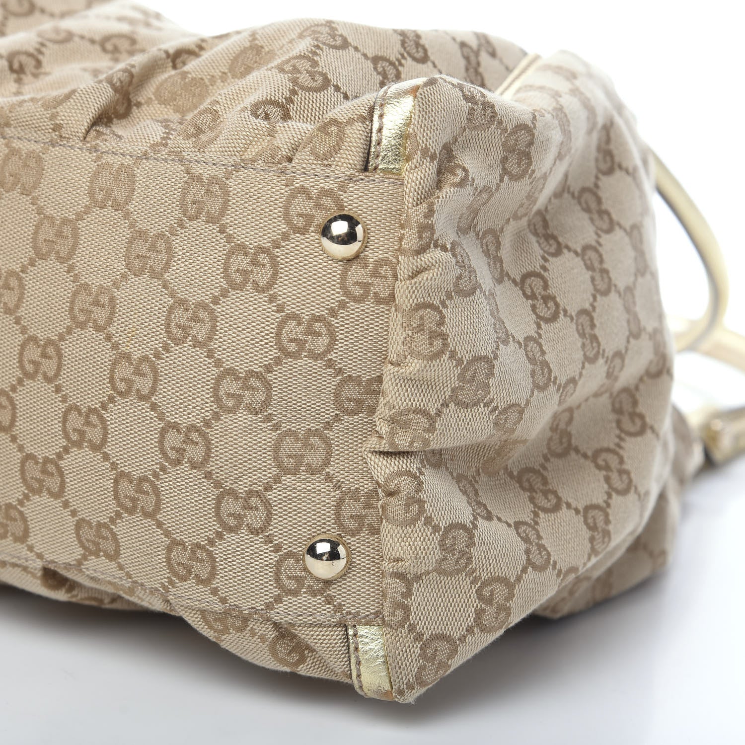 Gucci Monogram Large D Gold Hobo Metallic Gold 6 of 10