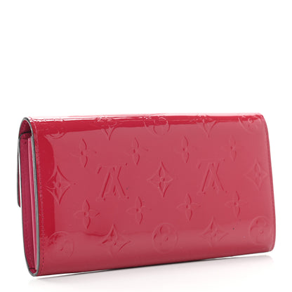 Louis Vuitton Vernis Sarah Wallet Rose Indien 3 of 9