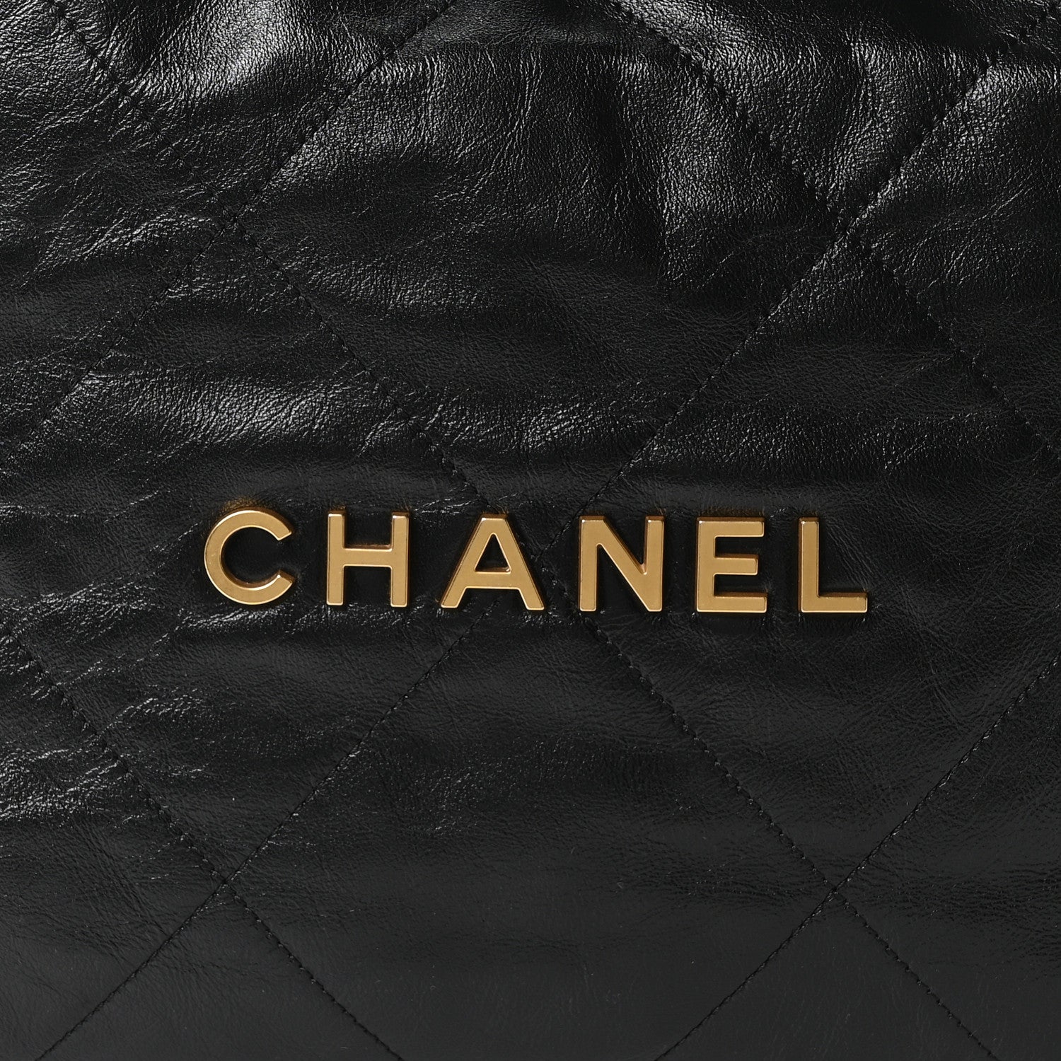 Chanel Shiny Calfskin Quilted Small Chanel 22 Black 9 of 11