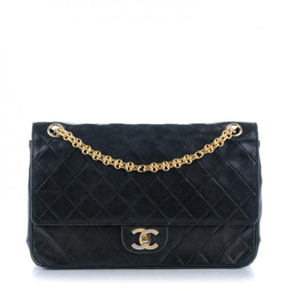 Chanel Lambskin Quilted Medium Bijoux Chain Double Flap Black 1 of 11