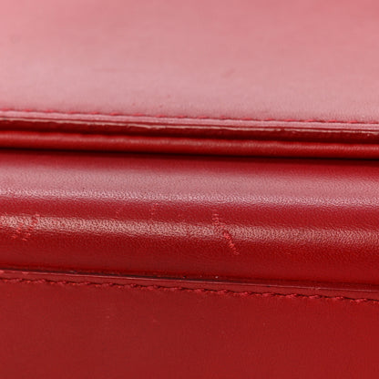 Saint Laurent Smooth Calfskin Medium Classic Monogram Kate Tassel Satchel Lipstick Red 10 of 11
