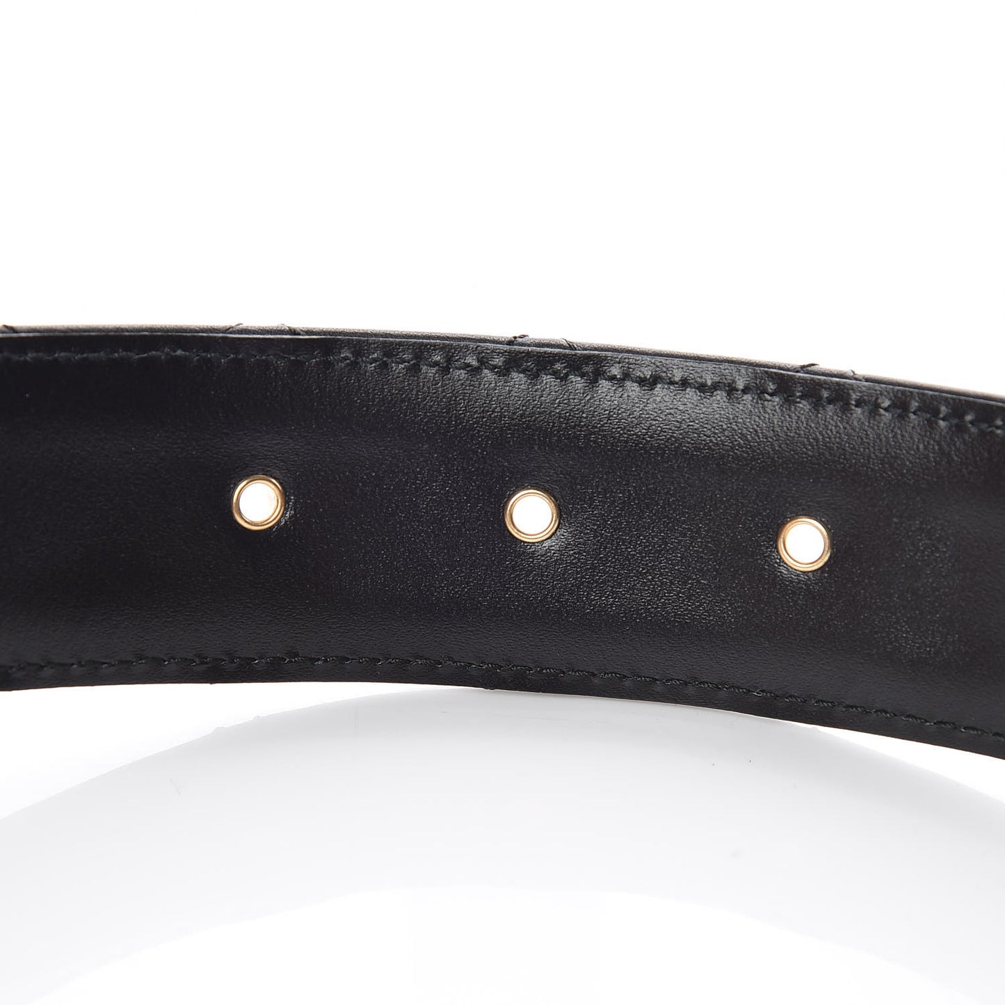 Lambskin Quilted CC Chain Belt 90 36 Black