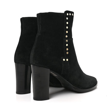 Jimmy Choo Suede Harlow Ankle Boots 38 Black 3 of 6