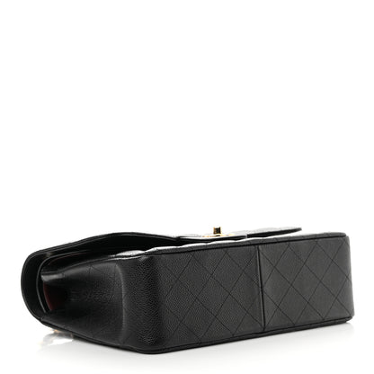 Chanel Caviar Quilted Jumbo Double Flap Black 4 of 13