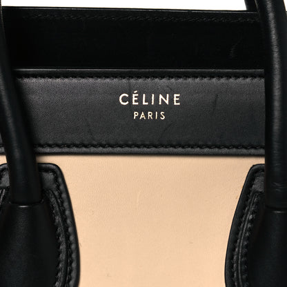 Celine Smooth Calfskin Nano Tri-Color Luggage White 7 of 10