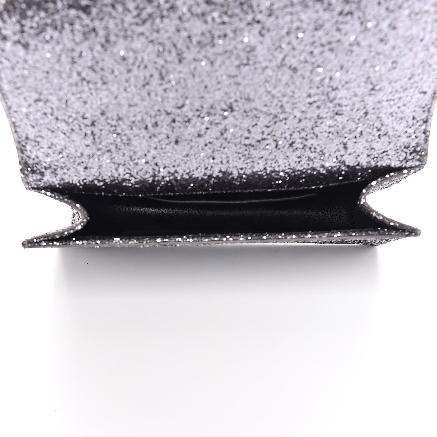 Glitter Classic Kate Monogram Clutch Sunset Grey