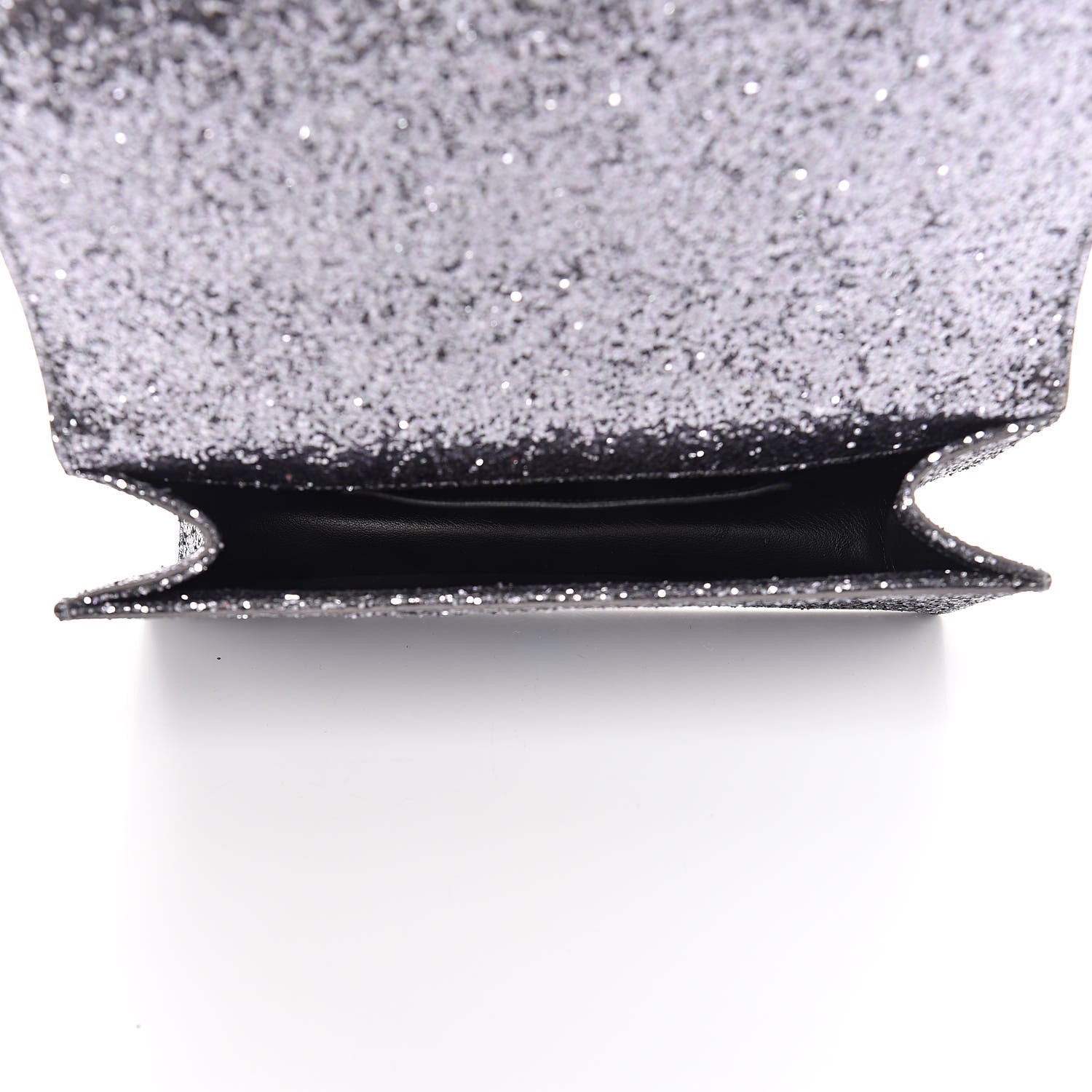 Saint Laurent Glitter Classic Kate Monogram Clutch Sunset Grey 7 of 9