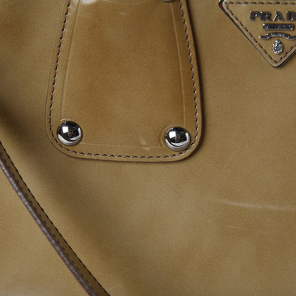 Prada Spazzolato Top Handle Tote Cera 12 of 30