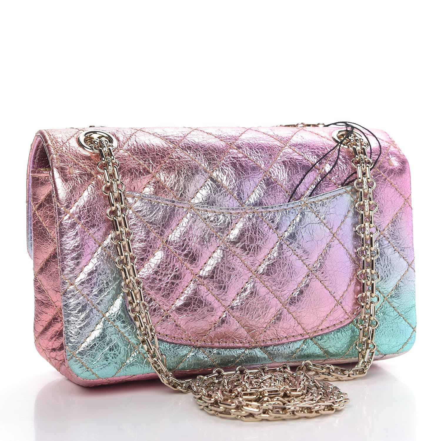 Chanel Metallic Goatskin Quilted Mini 2.55 Reissue Flap Multicolor 3 of 10