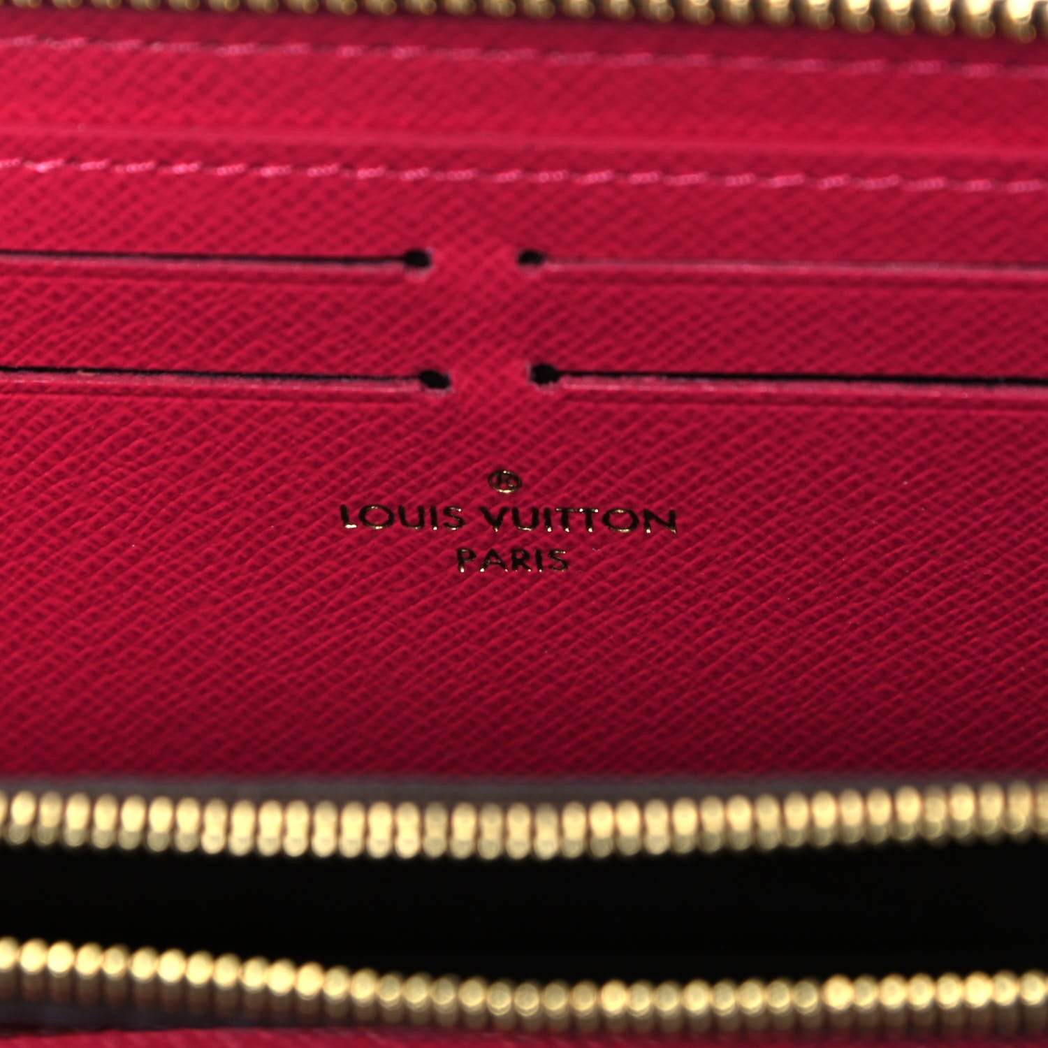 Louis Vuitton Monogram Clemence Wallet Fuchsia 6 of 7