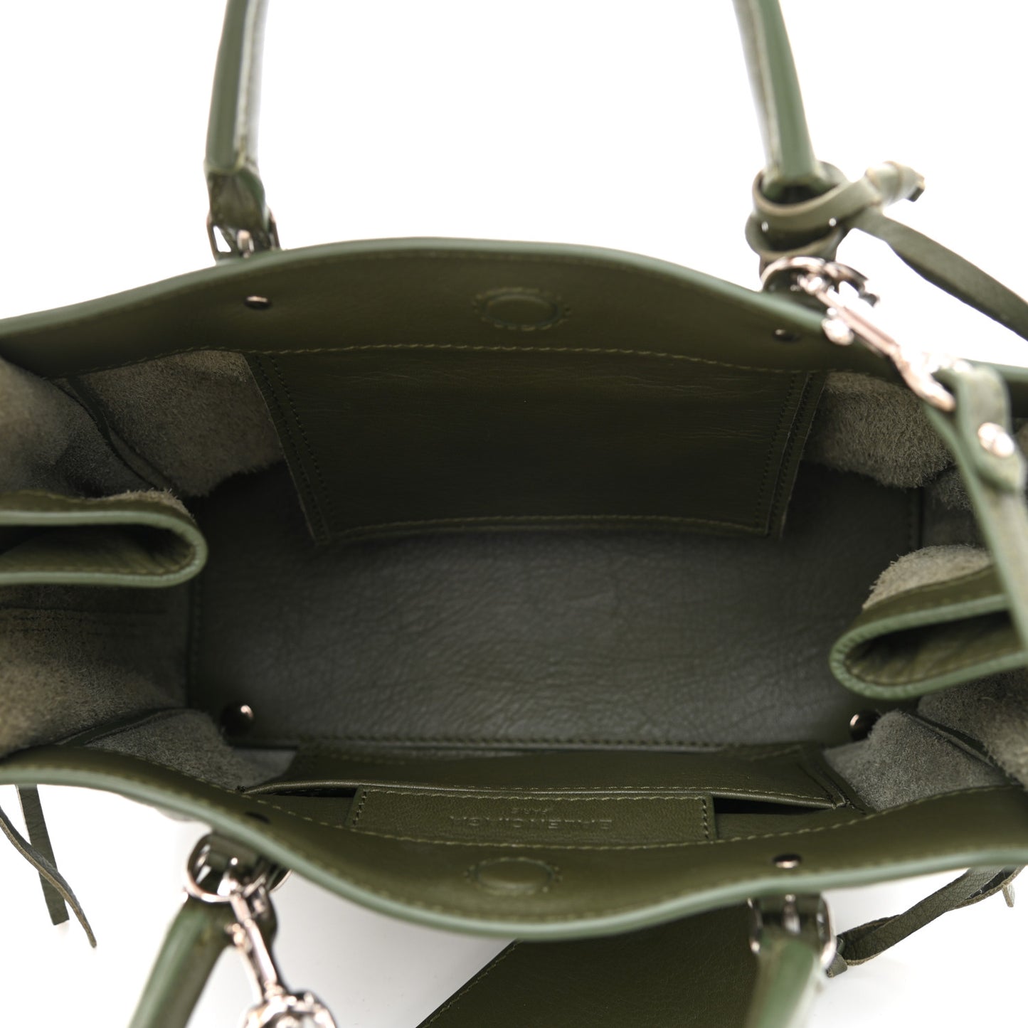 Calfskin Papier Mini A4 Tote Green