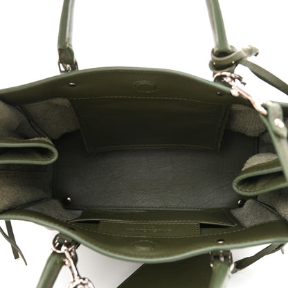 Balenciaga Calfskin Papier Mini A4 Tote Green 6 of 9