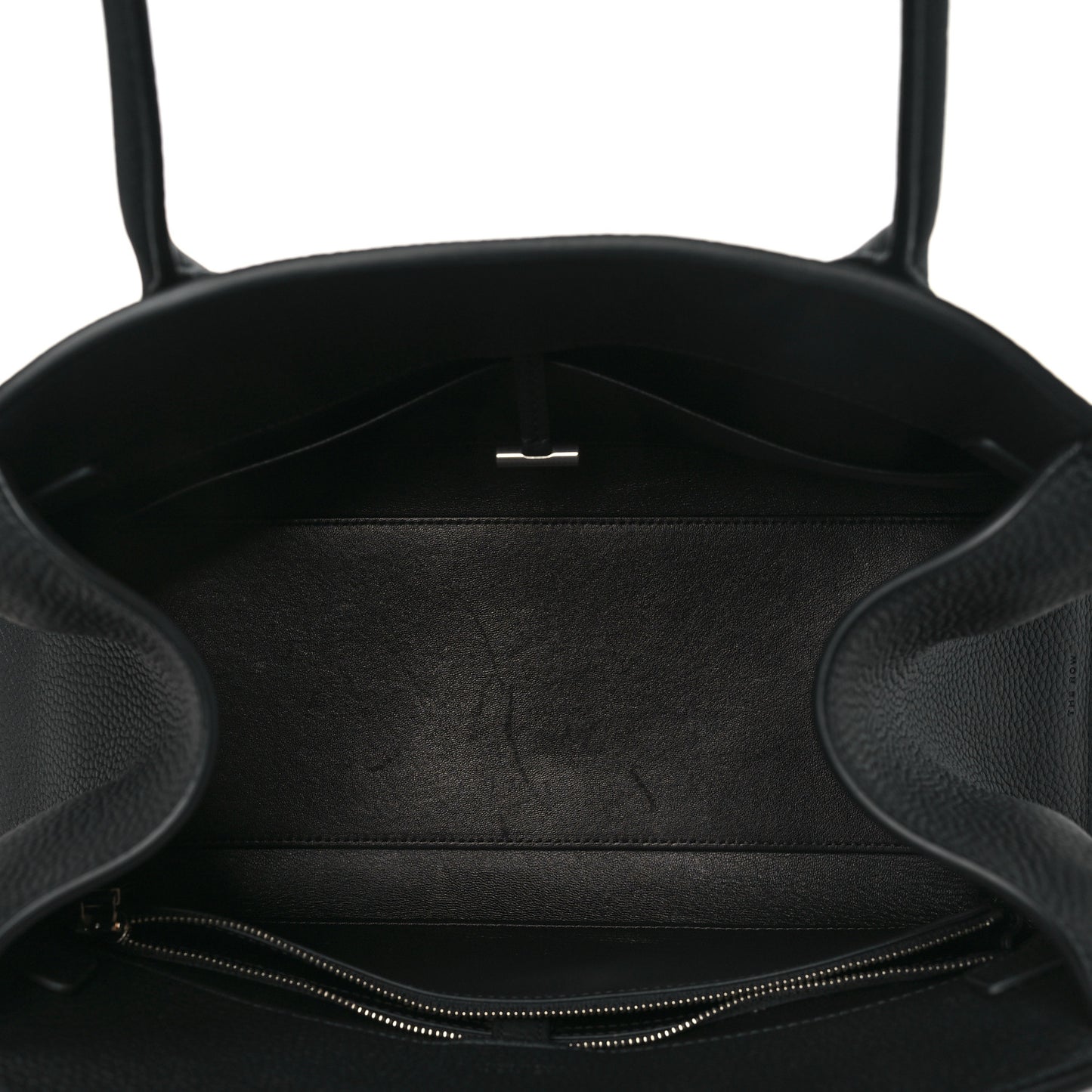 Grained Calfskin Margaux Shoulder 12 Black
