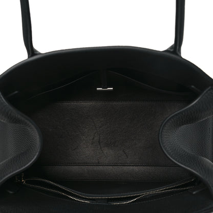 The Row Grained Calfskin Margaux Shoulder 12 Black 5 of 9