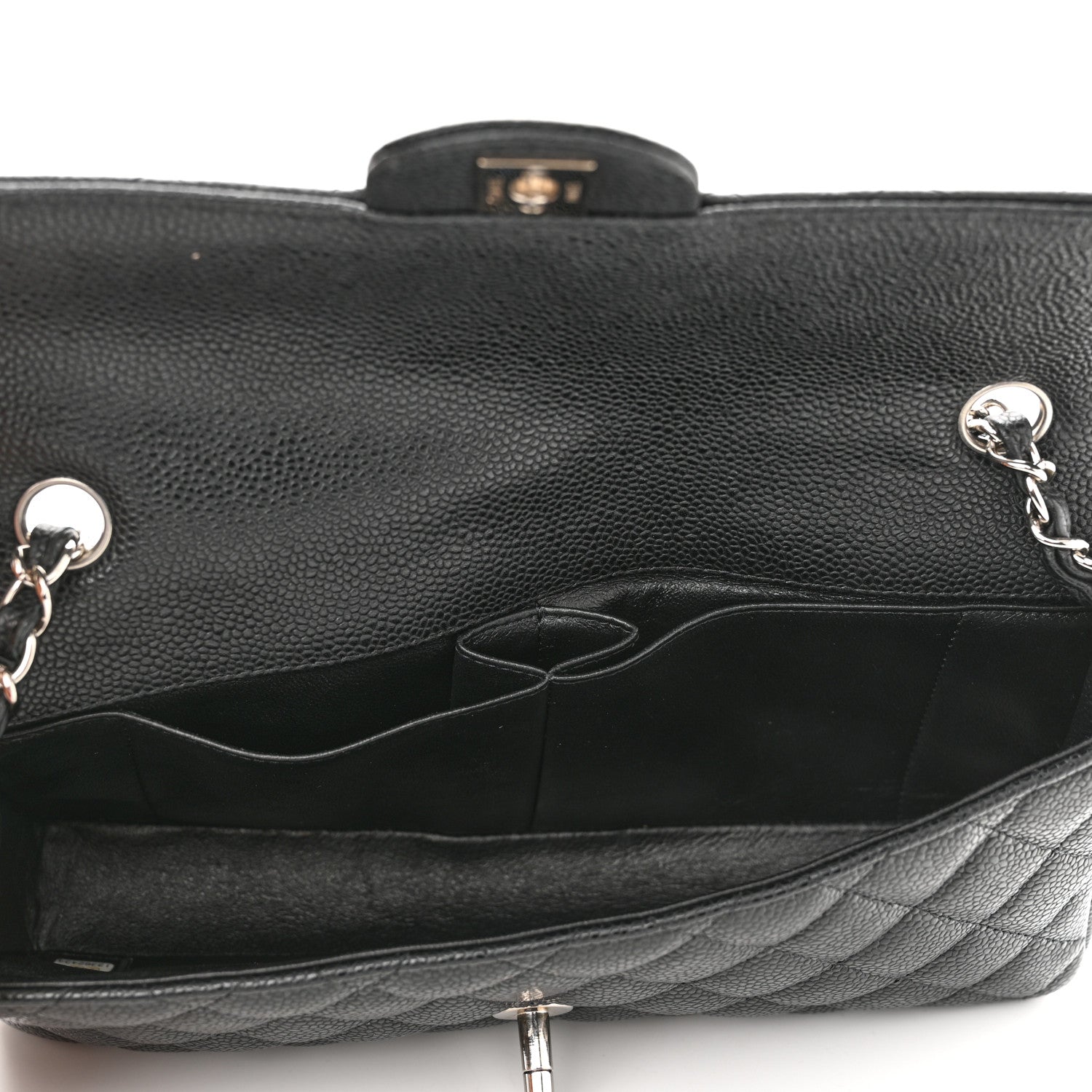 Chanel Caviar Quilted East West Flap Black 5 of 11