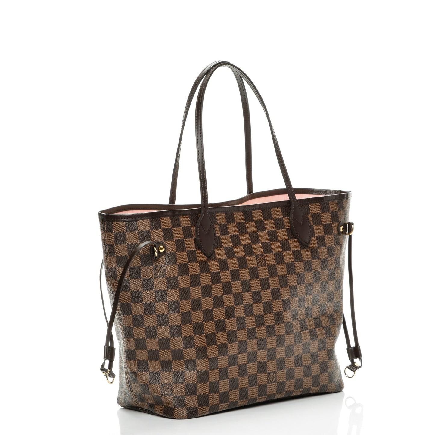 Damier Ebene Neo Neverfull MM Rose Ballerine