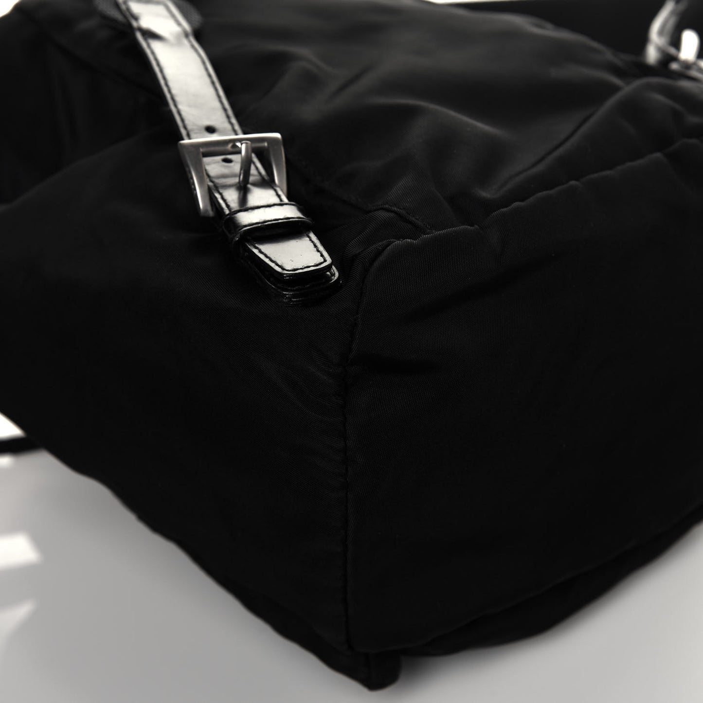 Tessuto Nylon Vela Cinch Backpack Black