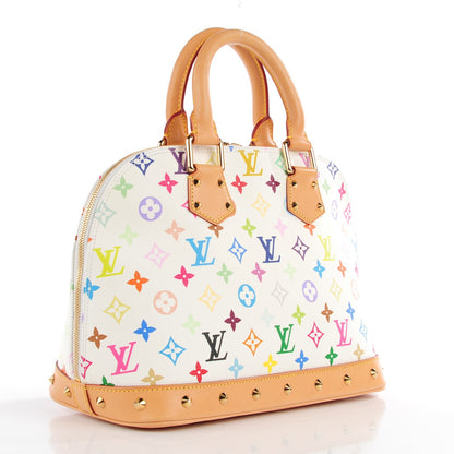 Louis Vuitton Monogram Multicolor Alma White 3 of 7