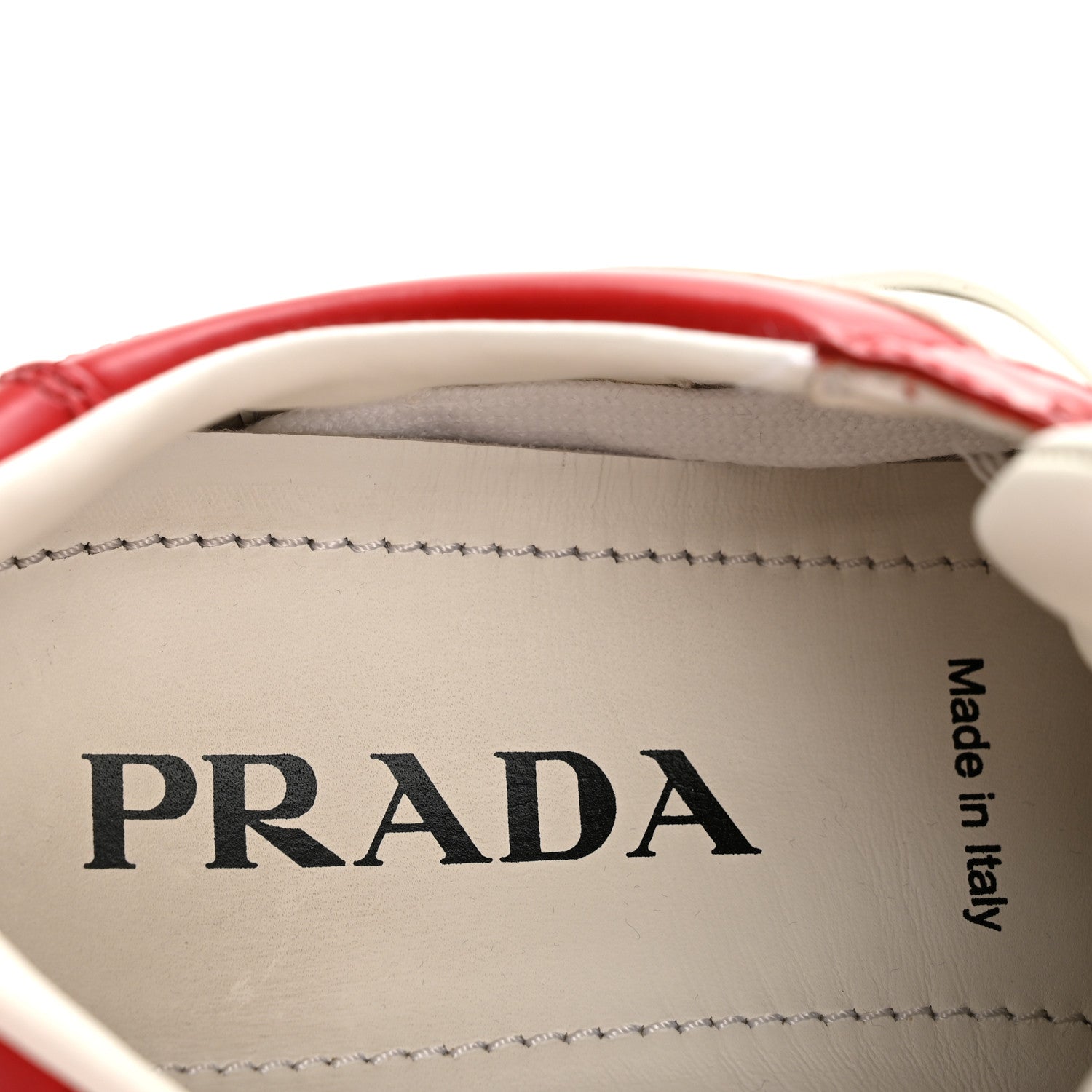 Prada Vitello Sport Spazzolato Rois Triangle Logo Womens Downtown