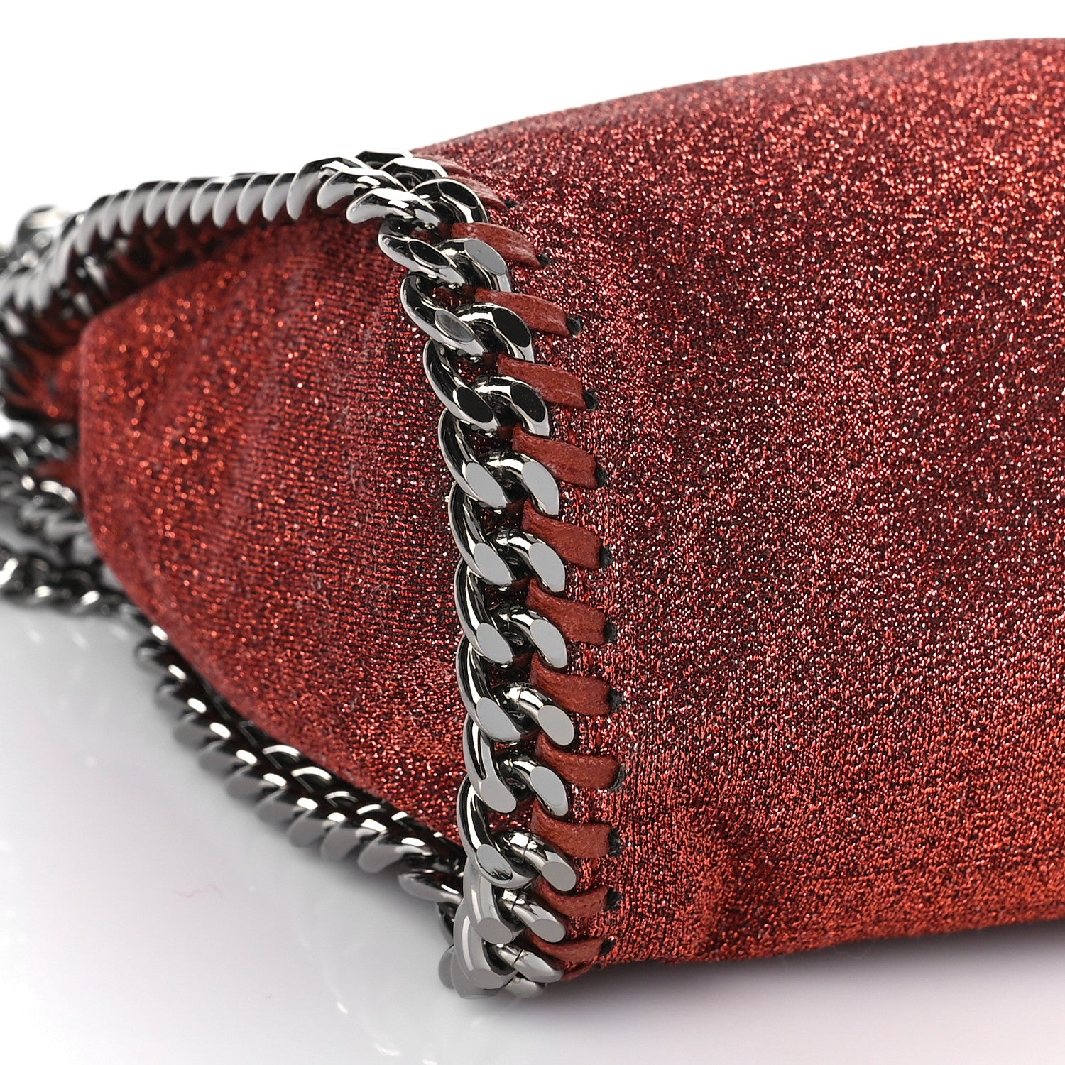 Stella McCartney Shaggy Deer Mini Falabella Tote Copper 6 of 7