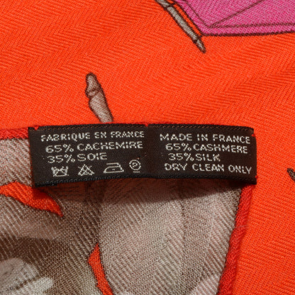 Hermes Cashmere Silk Tous Les Bateaux du Monde Shawl 140 6 of 6