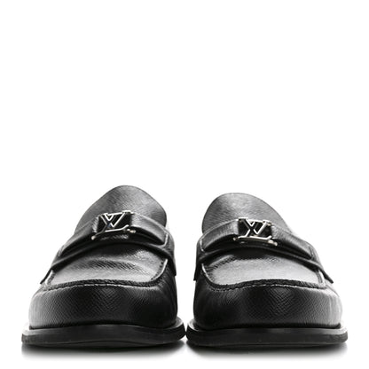 Louis Vuitton Taiga Mens Loafers 9 Black 3 of 10