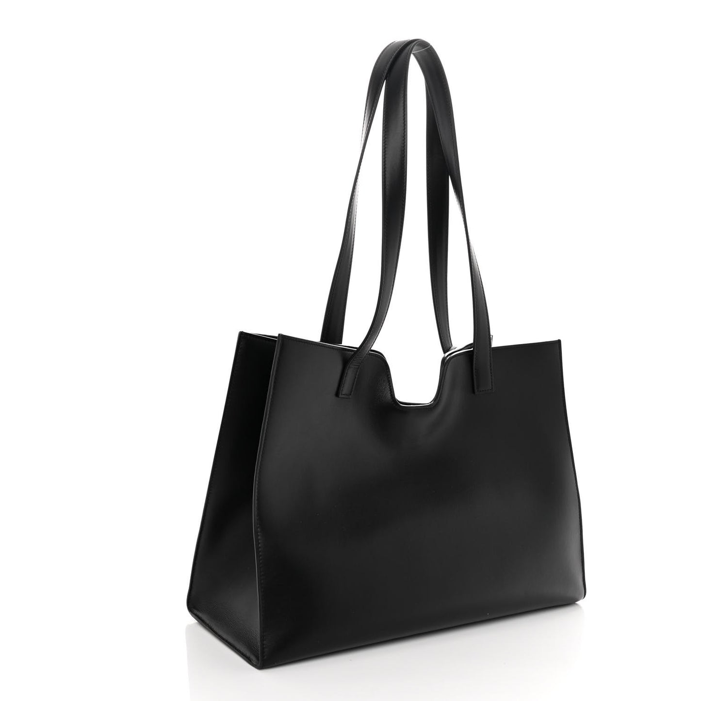 Smooth Calfskin Cabas 16 Bag Black