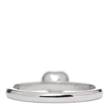 Cartier 18K White Gold Diamond D'Amour Heart Ring 49 4.75 3 of 5