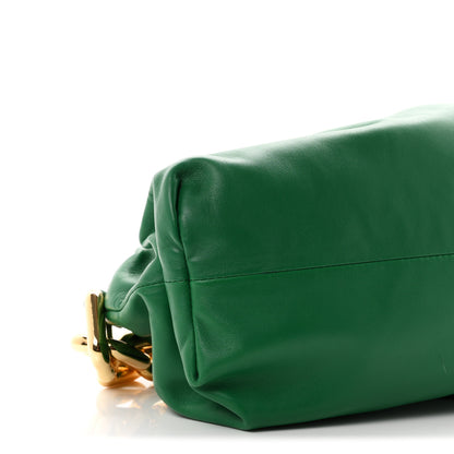 Bottega Veneta Calfskin The Pouch Chain Racing Green 9 of 10