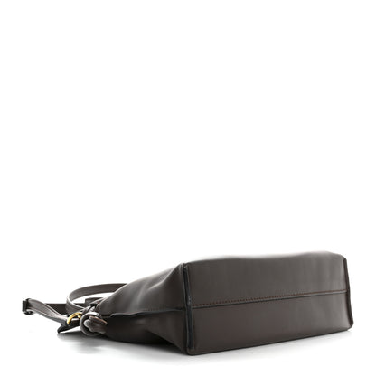 Loewe Calfskin Mini Flamenco Knot Clutch Chocolate 4 of 12