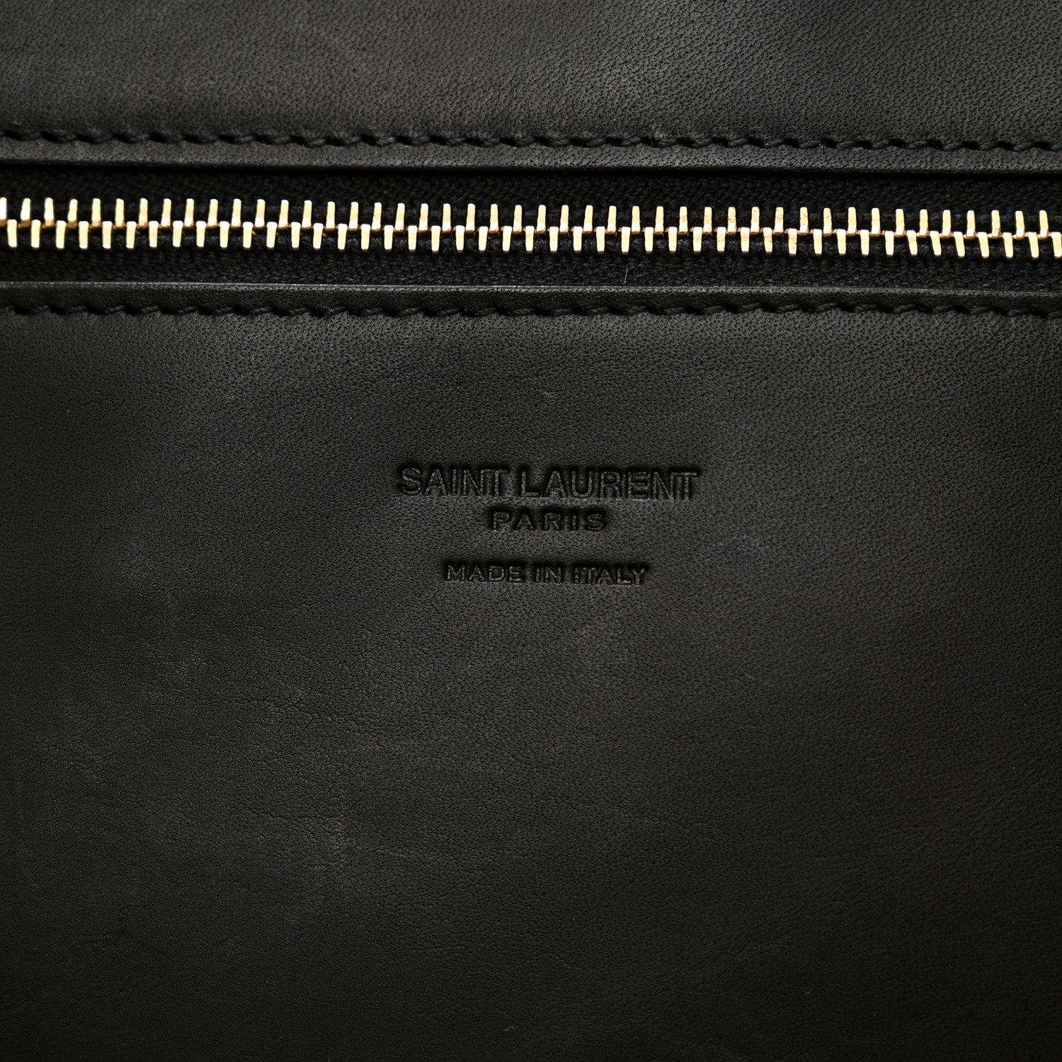 Saint Laurent Raffia Calfskin Medium Panier Tote Black Naturale 6 of 12