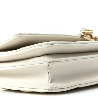 Christian Dior Lambskin Cannage Mini My Dior Bag Latte 9 of 11