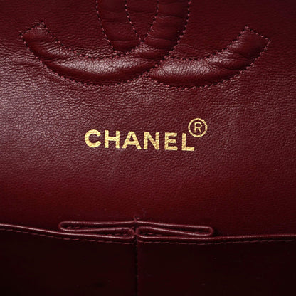 Chanel Lambskin Quilted Medium Double Flap Black 11 of 21