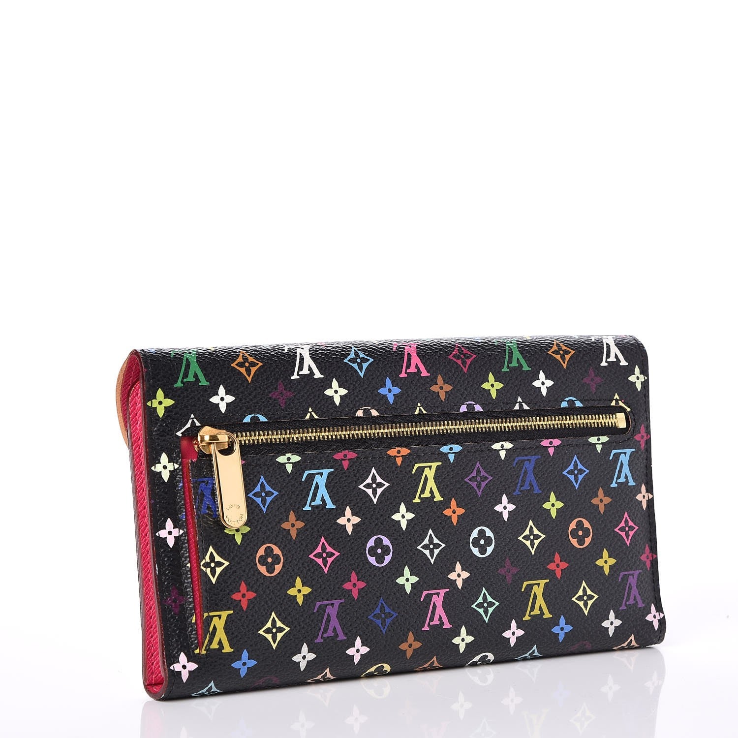 Louis Vuitton Monogram Multicolor Eugenie Wallet Black Grenade 3 of 8