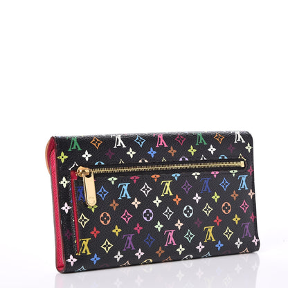 Louis Vuitton Monogram Multicolor Eugenie Wallet Black Grenade 3 of 8