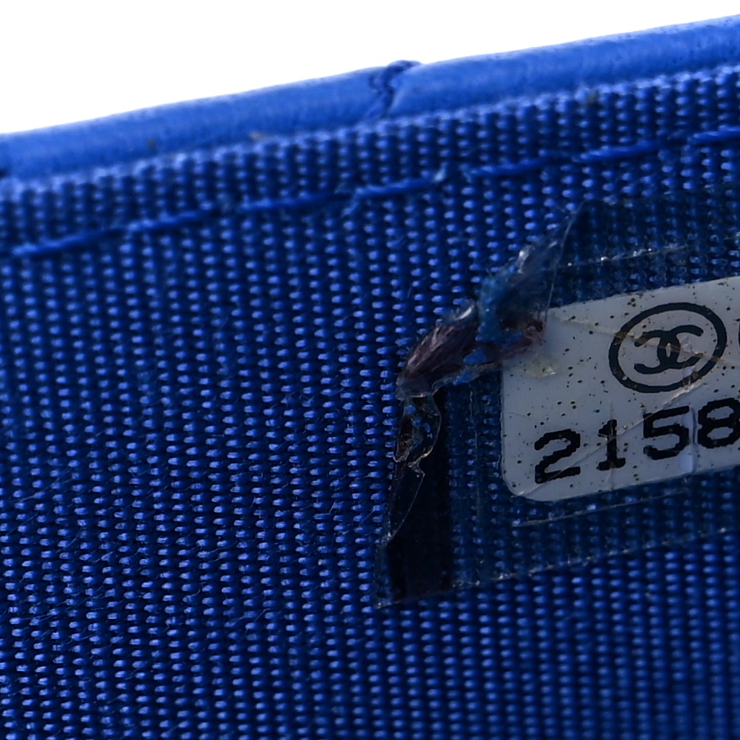 Lambskin Quilted Boy Wallet On Chain WOC Blue