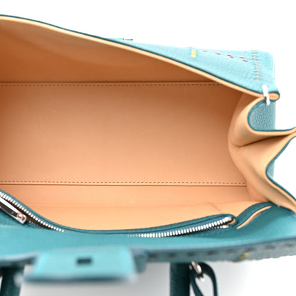 Delvaux Rodeo Calfskin Surprique Mini Brillant East West Satchel Blue 5 of 10