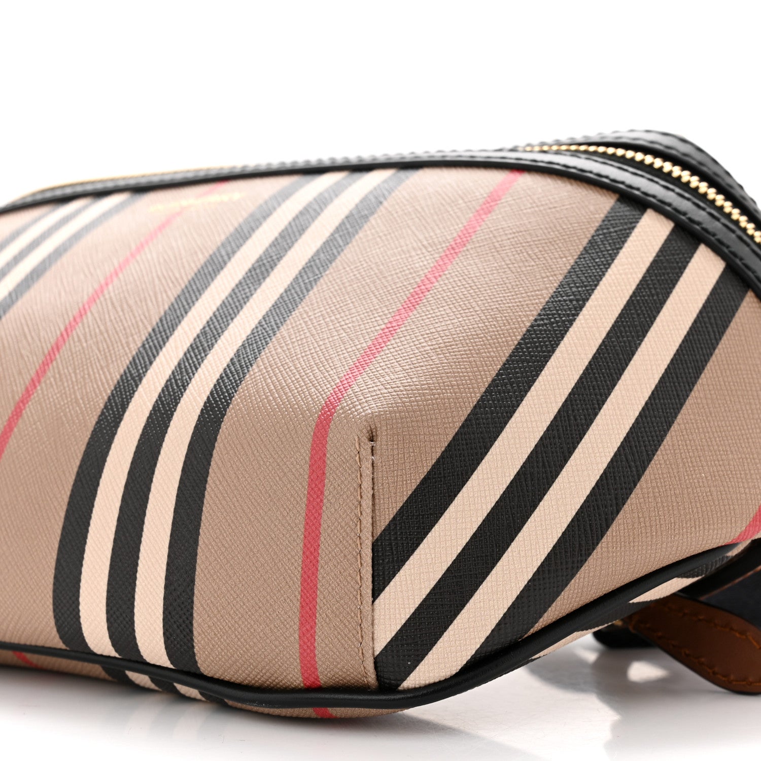 Burberry E-Canvas Icon Stripe Sonny Bum Bag Archive Beige 10 of 11