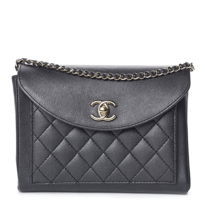 Chanel Calfskin Quilted Smart Pocket Crossbody Bag Black 1 of 10