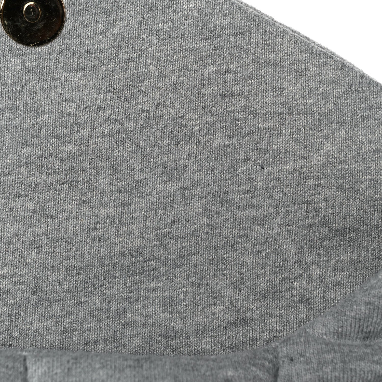 Saint Laurent Jersey Quilted Small Loulou Puffer Monogram Chain Satchel Grey Cloud 10 of 11