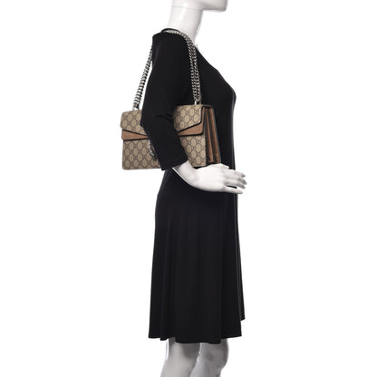 Gucci GG Supreme Monogram Small Dionysus Shoulder Bag Taupe 2 of 12