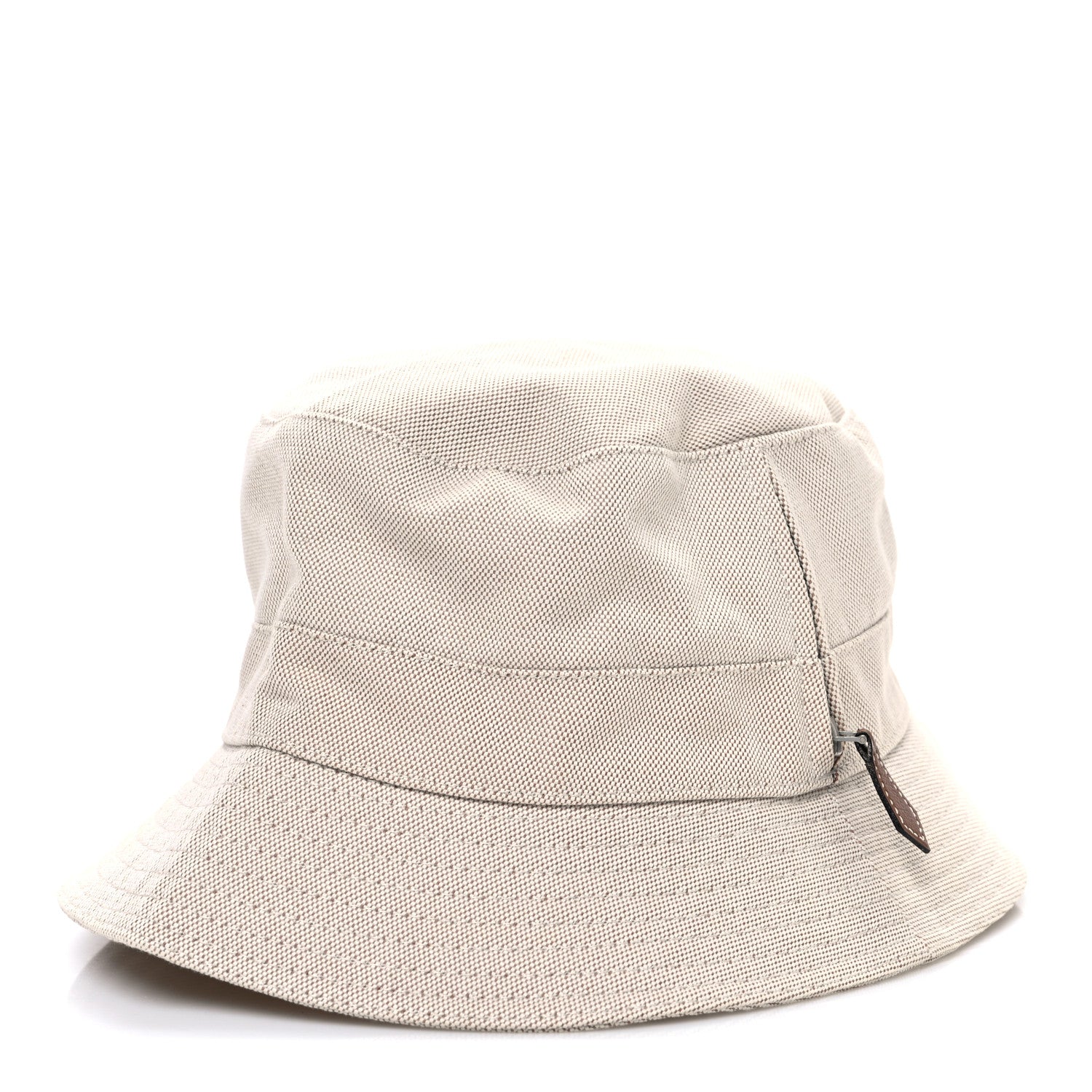 Hermes Cotton Bucket Hat 57 Ecru 1 of 8