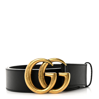 Gucci Calfskin Double G 40mm Belt 95 38 Black 1 of 7