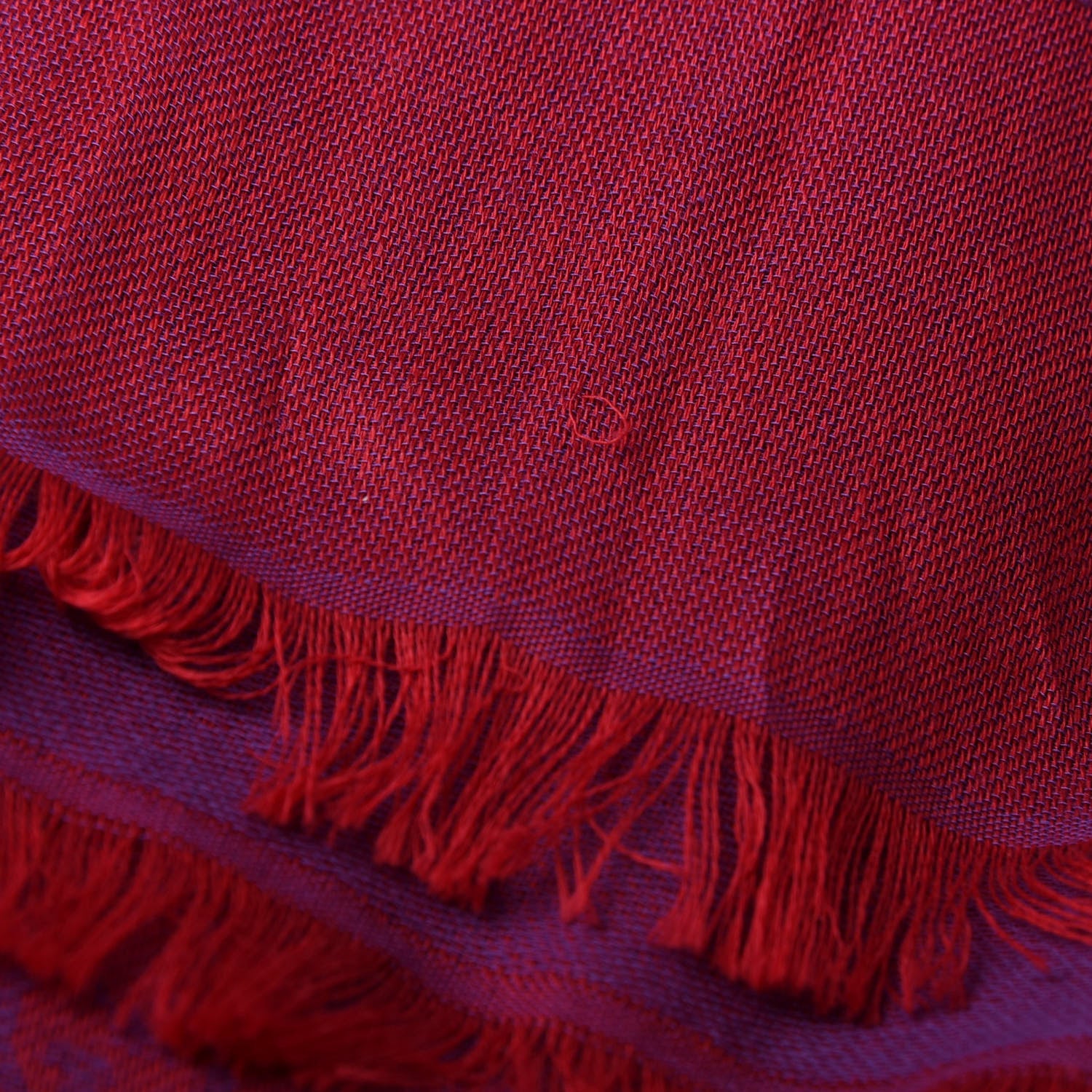 Gucci Wool Jacquard Monogram Scarf Fuchsia 5 of 5