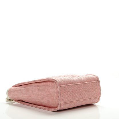 Chanel Woven Straw Raffia Mini Deauville Tote Pink 4 of 6