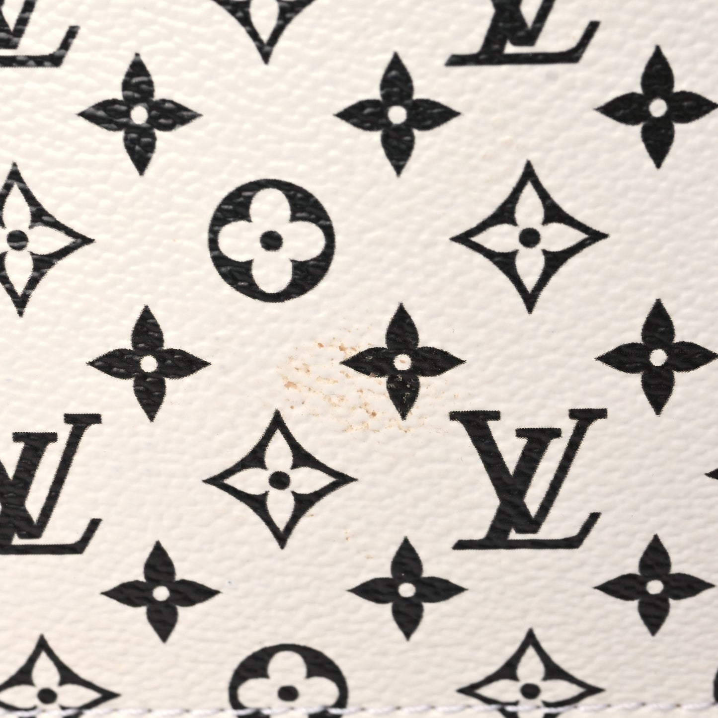 Monogram Giant Neverfull MM GM Pochette White