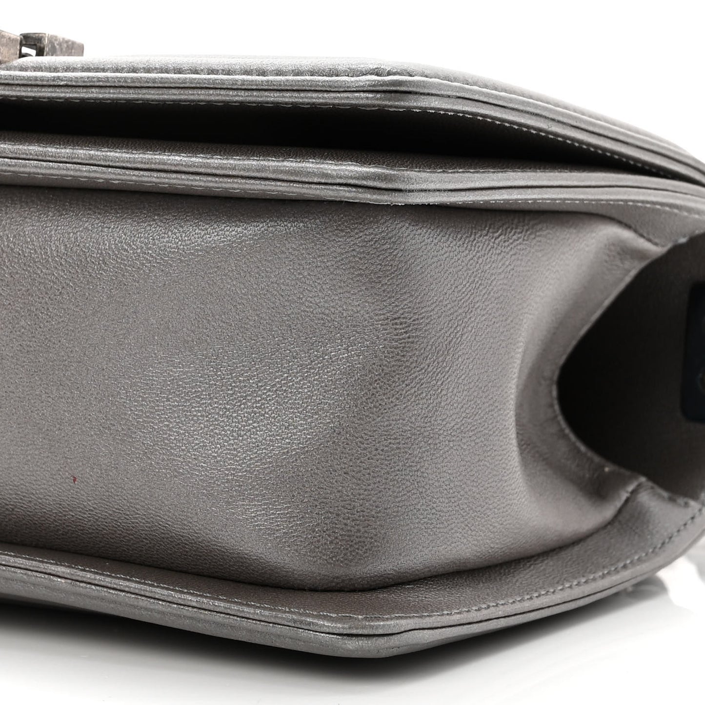 Galuchat Stingray Small Boy Flap Silver