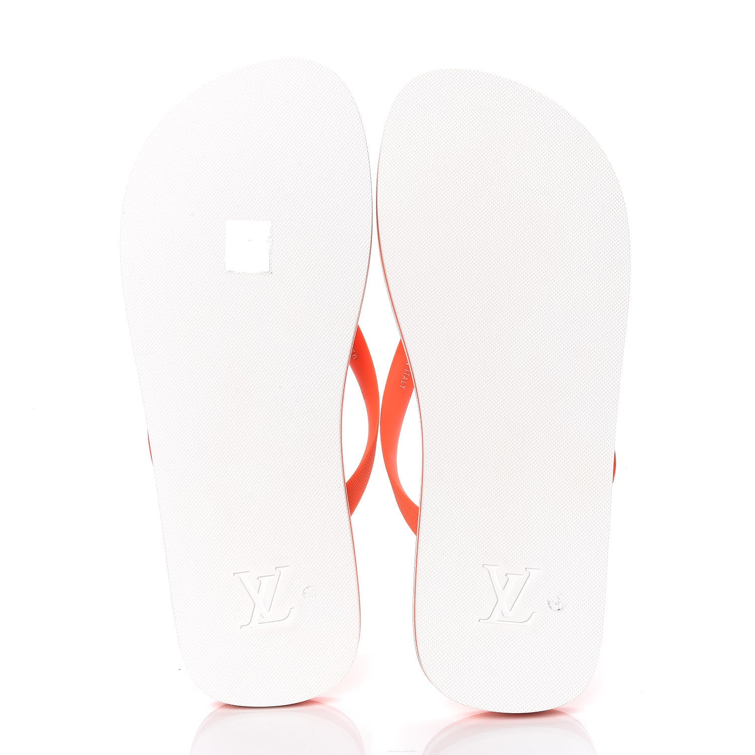 Louis Vuitton Rubber Molitor Thong Sandals 9 Orange 5 of 8