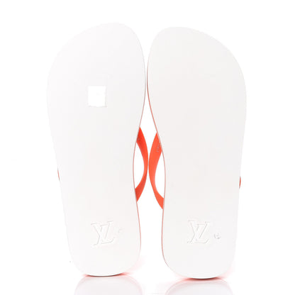 Louis Vuitton Rubber Molitor Thong Sandals 9 Orange 5 of 8
